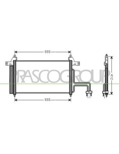 CONDENSATORE FIAT STILO Mod. 10-01 - 01-10