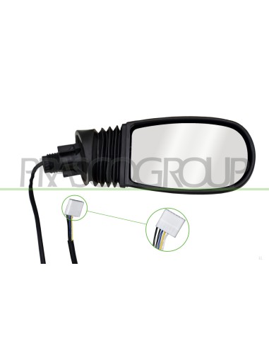 RETROVISORE DESTRO ELETTRICO TERMICO CON PRIMER CONVESSO FIAT PUNTO Mod. 04-03 - 04-11