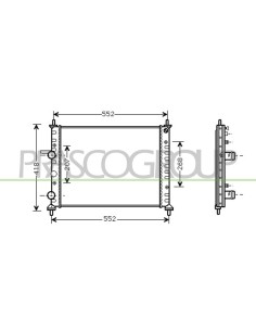 RADIATORE FIAT - MULTIPLA - Mod. 07-04 - 12-10