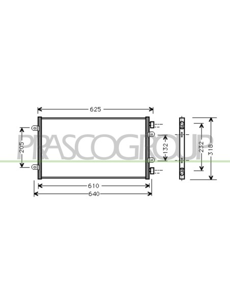 CONDENSATORE FIAT - PUNTO - Mod. 06-99 - 03-03
