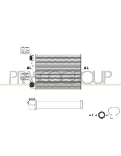 RISCALDATORE FIAT PUNTO Mod. 06-99 - 03-03