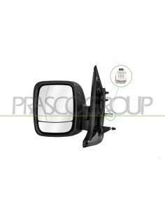 RETROVISORE SINISTRO ELETTRICO NERO TERMICO ASFERICO RENAULT TRAFIC (X82) Mod. 06-14 - 09-19 2