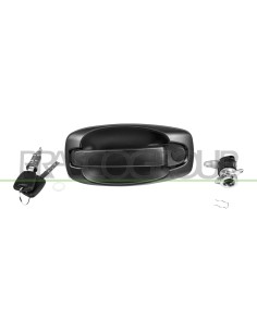 MANIGLIA ANTERIORE DESTRA ESTERNA NERA CON FORO NOTTOLINO PEUGEOT BIPPER Mod. 06-07 - 03-16