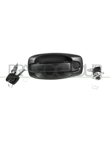 MANIGLIA ANTERIORE DESTRA ESTERNA NERA CON FORO NOTTOLINO PEUGEOT BIPPER Mod. 06-07 - 03-16
