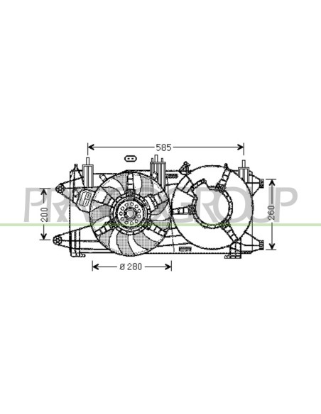 VENTOLA FIAT - DOBLO' - Mod. 11-05 - 08-09