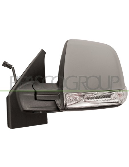 RETROVISORE SINISTRO CAVI CON PRIMER CON FANALE MOD. COMBI-PANORAMA FIAT DOBLO' Mod. 09-09 - 12-14