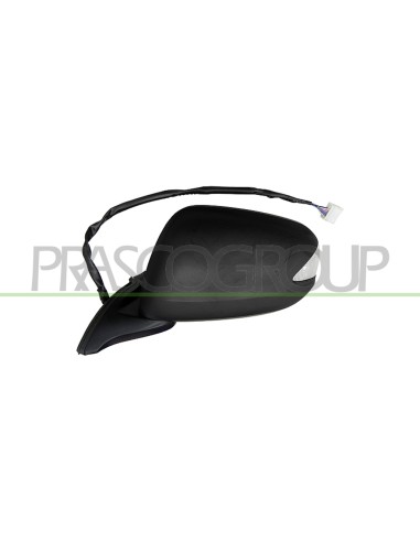 RETROVISORE SINISTRO ELETTRICO NERO TERMICO CON FANALE CONVESSO HONDA JAZZ Mod. 09-08 - 12-10
