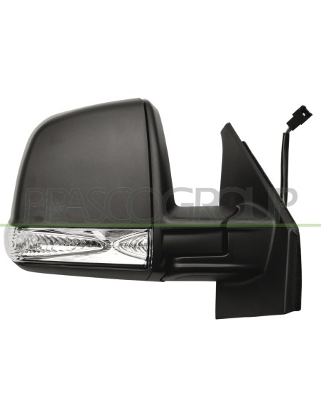 RETROVISORE DESTRO ELETTRICO TERMICO CON PRIMER CON FANALE CON SONDA 8PINS MOD. COMBI-PANORAMA FIAT DOBLO' Mod. 09-09 - 12-14
