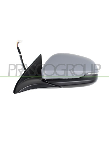 RETROVISORE SINISTRO ELETTRICO CON PRIMER TERMICO CHIUDIBILE CON FANALE CONVESSO 8 PINS