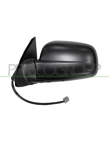 RETROVISORE SINISTRO ELETTRICO-NERO-CONVESSO-CROMA