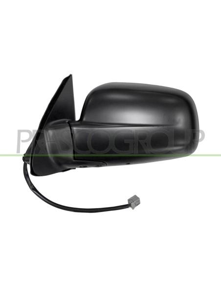 RETROVISORE SINISTRO ELETTRICO-NERO-CONVESSO-CROMA
