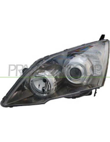PROIETTORE SINISTRO HB3+H1 ELETTRICO CON MOTORE CROMATO NERO HONDA CRV Mod. 01-07 - 12-09