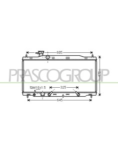 RADIATORE HONDA - CRV - Mod. 01-07 - 12-09