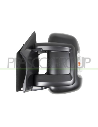 RETROVISORE SINISTRO ELETTRICO NERO TERMICO CON SONDA CON FANALE BRACCIO CORTO LAMPADINA 16W PEUGEOT BOXER Mod. 12-14 - 03-24