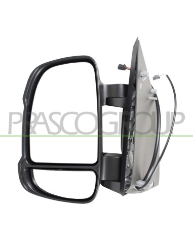 RETROVISORE SINISTRO ELETTRICO NERO TERMICO CON SONDA CON FANALE BRACCIO CORTO LAMPADINA 16W PEUGEOT BOXER Mod. 12-14 - 03-24