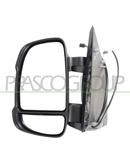 RETROVISORE SINISTRO ELETTRICO NERO TERMICO CON SONDA CON FANALE BRACCIO CORTO LAMPADINA 16W PEUGEOT BOXER Mod. 12-14 - 03-24