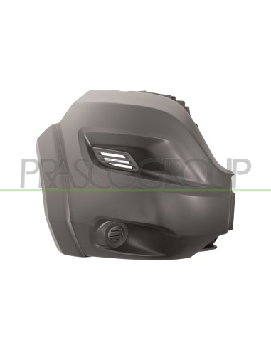 CANTONALE DESTRO PARAURTI ANTERIORE GRIGIO CON TAPPO COPRI GANCIO MOD. PASSO MEDIO-LUNGO PEUGEOT BOXER Mod. 12-14 - 03-24