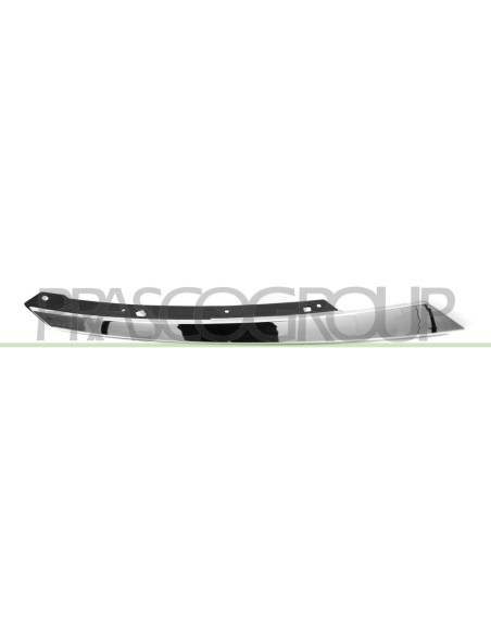 MODANATURA DESTRA PARAURTI ANTERIORE SUPERIORE CROMATA HONDA CIVIC (X FC) 4 PORTE Mod. 02-17 - 08-22