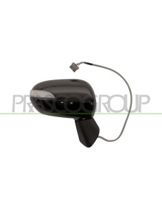 RETROVISORE DESTRO ELETTRICO NERO CON FANALE CONVESSO HONDA JAZZ Mod. 09-04 - 08-08