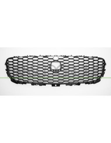 GRIGLIA RADIATORE NERA LUCIDA CON FORO TELECAMERA JAGUAR E PACE Mod. 07-17