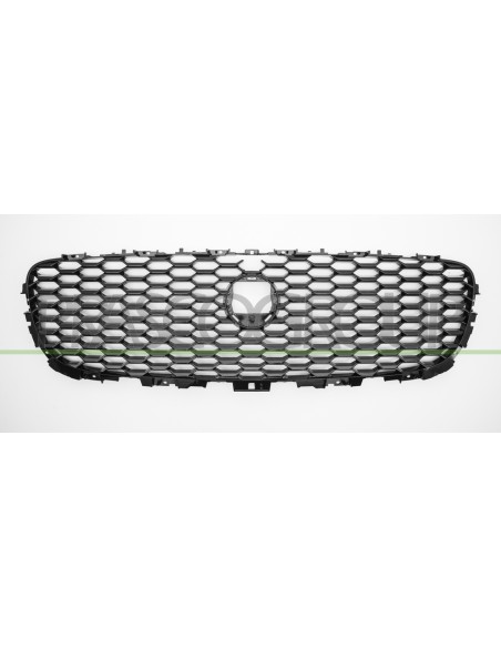 GRIGLIA RADIATORE NERA LUCIDA CON FORO TELECAMERA JAGUAR E PACE Mod. 07-17
