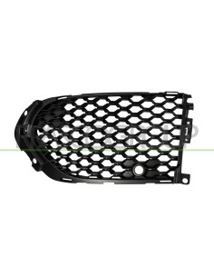 GRIGLIA SINISTRA PARAURTI ANTERIORE NERA APERTA CON FORI PDC MOD. S-R MOD. SPORT JAGUAR F PACE (X761) Mod. 04-16