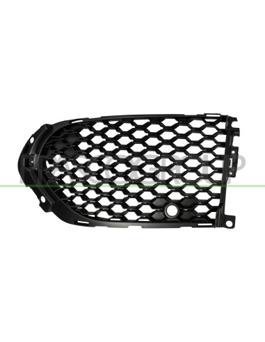 GRIGLIA SINISTRA PARAURTI ANTERIORE NERA APERTA CON FORI PDC MOD. S-R MOD. SPORT JAGUAR F PACE (X761) Mod. 04-16