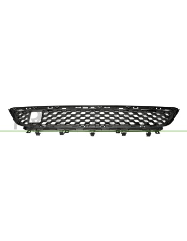 GRIGLIA PARAURTI ANTERIORE CENTRALE NERA SENZA SEDE FENDI JAGUAR F PACE (X761) Mod. 04-16
