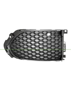 GRIGLIA DESTRA PARAURTI ANTERIORE NERA CHIUSA CON FORI PDC MOD. S-R MOD. SPORT JAGUAR F PACE (X761) Mod. 04-16