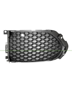 GRIGLIA SINISTRA PARAURTI ANTERIORE NERA CHIUSA CON FORI PDC MOD. S-R MOD. SPORT JAGUAR F PACE (X761) Mod. 04-16