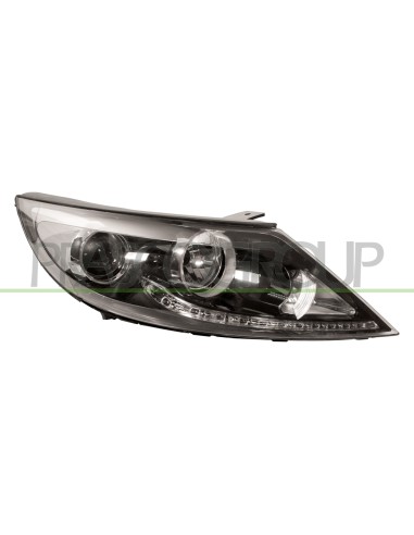 PROIETTORE DESTRO H7+H7 ELETTRICO SENZA MOTORE CON LUCE DIURNA LED KIA SPORTAGE (SL) Mod. 01-11 - 12-15