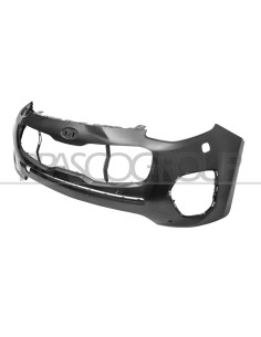 PARAURTI ANTERIORE NERO LISCIO DA PRIMERIZZARE CON FORI PDC CON FORI LAVAFARI KIA SPORTAGE (QL) Mod. 01-16 - 08-18