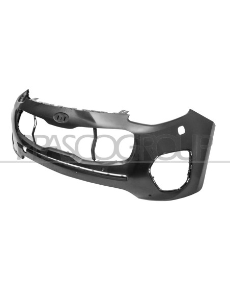 PARAURTI ANTERIORE NERO LISCIO DA PRIMERIZZARE CON FORI PDC CON FORI LAVAFARI KIA SPORTAGE (QL) Mod. 01-16 - 08-18