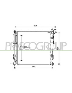 RADIATORE HYUNDAI - IX35 - Mod. 08-09 - 05-13