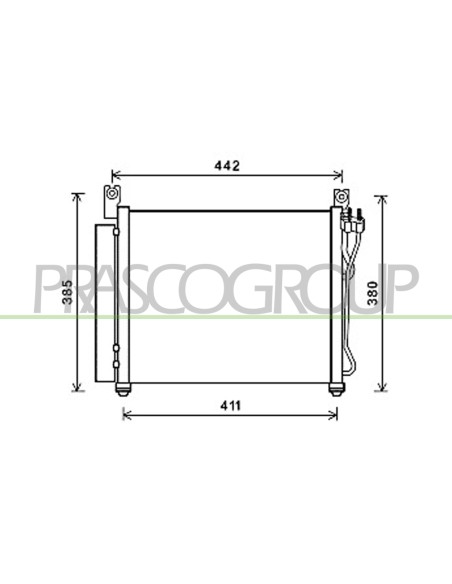 CONDENSATORE KIA PICANTO Mod. 01-08 - 12-10