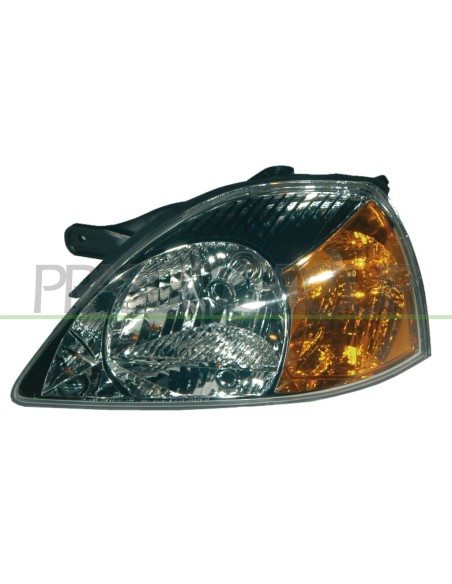 PROIETTORE SINISTRO H4 ELETTRICO CON MOTORE FANALE ARANCIO KIA RIO Mod. 01-02 - 12-04