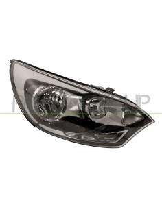PROIETTORE DESTRO H1+H7 ELETTRICO SENZA MOTORE NERO 7 PINS KIA RIO Mod. 12-14 - 01-17
