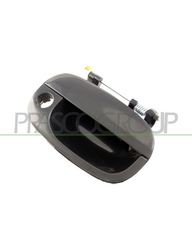 MANIGLIA ANTERIORE SINISTRA ESTERNA NERA LISCIA CON FORO NOTTOLINO HYUNDAI H1 Mod. 01-04 - 12-07