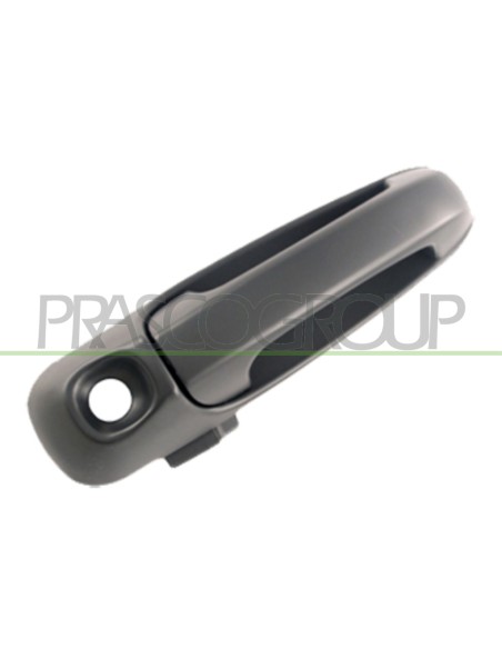 MANIGLIA ANTERIORE SINISTRA ESTERNA NERA LISCIA CON FORO NOTTOLINO JEEP GRAND CHEROKEE Mod. 10-01 - 12-04
