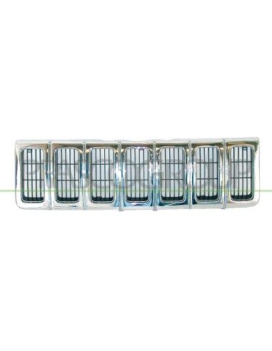 GRIGLIA RADIATORE CROMATA ARGENTO LIMITED 96 98 JEEP GRAND CHEROKEE Mod. 01-93 - 12-98