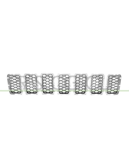 GRIGLIA RADIATORE INTERNA CROMATA JEEP GRAND CHEROKEE (WK2) Mod. 04-16 - 10-21