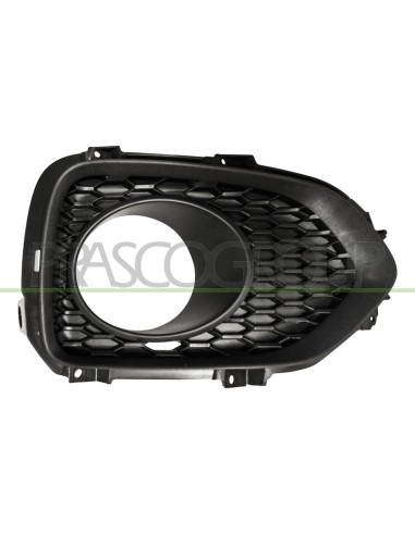 GRIGLIA DESTRA PARAURTI ANTERIORE NERA CON SEDE FENDI KIA SORENTO (XM) Mod. 11-09 - 10-12