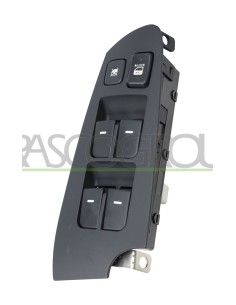 PULSANTIERA NERA-4 INTERRUTTORI-ALZACRISTALLO PORT