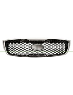 GRIGLIA RADIATORE NERA LUCIDA CON CORNICE CROMATA KIA SORENTO (UM) Mod. 11-14 - 07-17