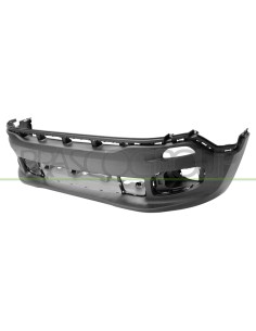 PARAURTI ANTERIORE INFERIORE NERO GOFFRATO CON TAPPO COPRI GANCIO CON TRACCE PDC E PARK ASSIST JEEP RENEGADE Mod. 06-14 - 08-18