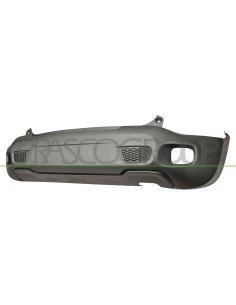 PARAURTI POSTERIORE NERO GOFFRATO CON TAPPO COPRI GANCIO CON TRACCE PDC MOD. LONGITUDE JEEP RENEGADE Mod. 09-18