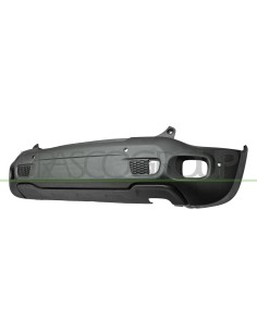 PARAURTI POSTERIORE NERO GOFFRATO CON FORI PDC+SUPPORTI MOD. LONGITUDE JEEP RENEGADE Mod. 09-18