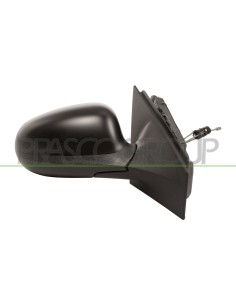 RETROVISORE DESTRO A CAVI NERO CONVESSO LANCIA YPSILON Mod. 03-11 - 08-15
