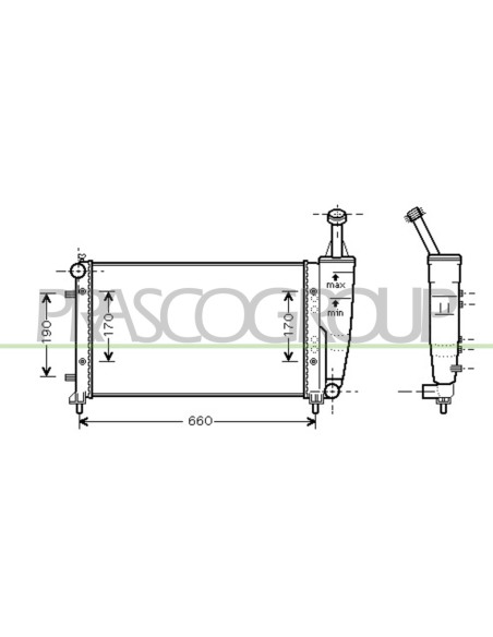 RADIATORE LANCIA - YPSILON - Mod. 09-03 - 09-06