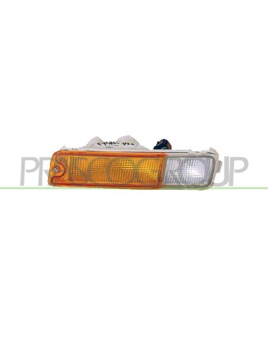 FANALE DESTRO PARAURTI ANTERIORE ARANCIO CON PORTALAMPADA MITSUBISHI L200 STRADA Mod. 09-96 - 12-00